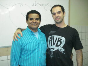 Marco e Prof. Jorge Bezerra (UPE, julho 2009)