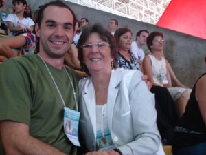Marco e Vicélia Florenzano (ex-presidente da CBG), Maceió, 2008