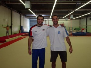 Marco e Victor Cano - membro da seleção espanhola GAM de 2000 a 2006 - CAR - Sant Cubar - BCN, 2004