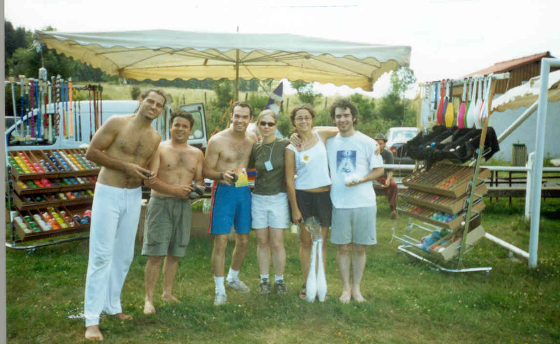 Convenção de Malabares e Circo em Sant Pau (França), julho de 2002.