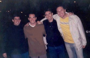 Marcos, eu, Rogério e André - professores da Water Center, 2004