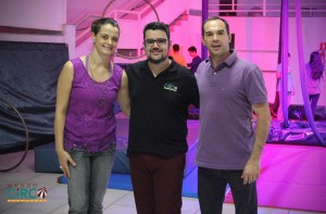 Visita à Escola Mundo Circo em Uberlândia - MG (Daniel proprietário e Rita, professora UFU), setembro 2017