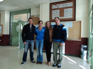 Univ. A Coruña com os Profs. Helena Sierra, Marta Bobo Arce e Luis Morenilla