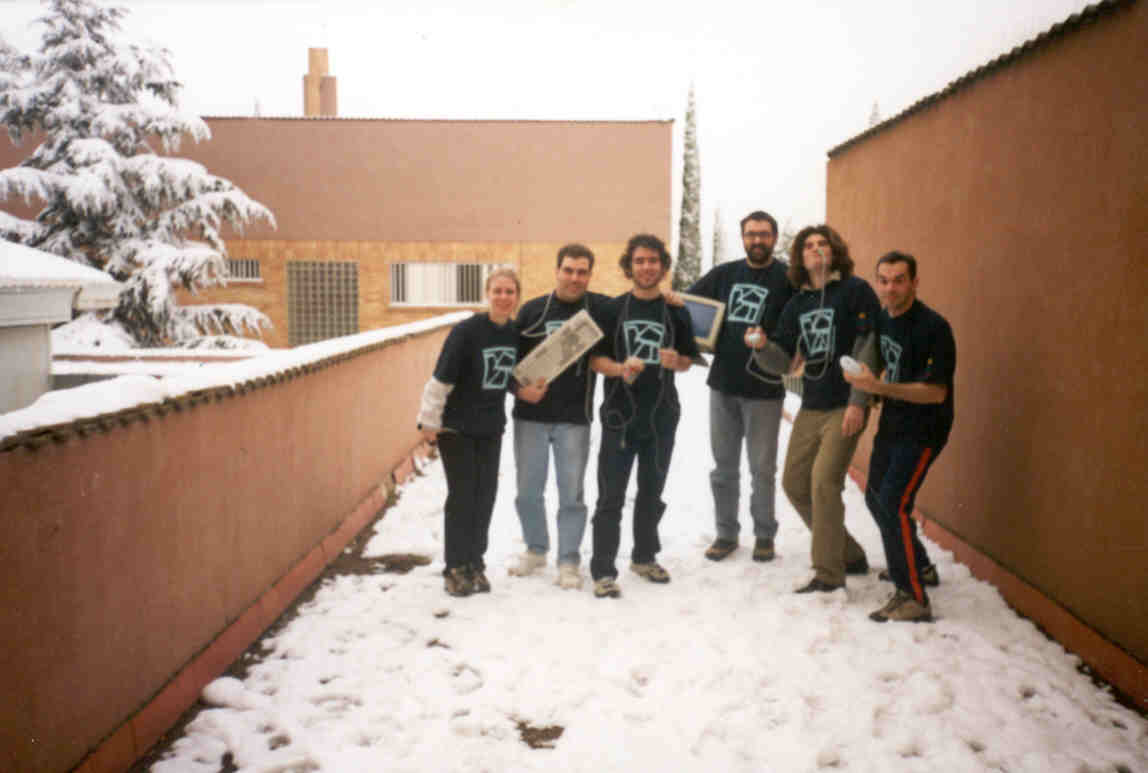 Amigos e fundadores da Associaçao Deporte y Ciencia (Lleida - Espanha - Inverno 2000)