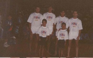Equipe de Americana nos Jogos Regionais de Mogi Mirin-SP, 1997
