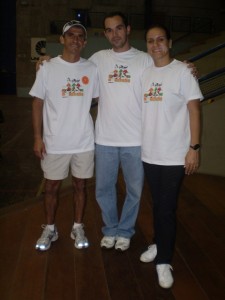 Marco, Luisa Parente e Vanderlei Cordeiro - UNICAMP 2006