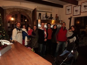 Com os amigos em Sant Just Desvern - Espanha - 2010
