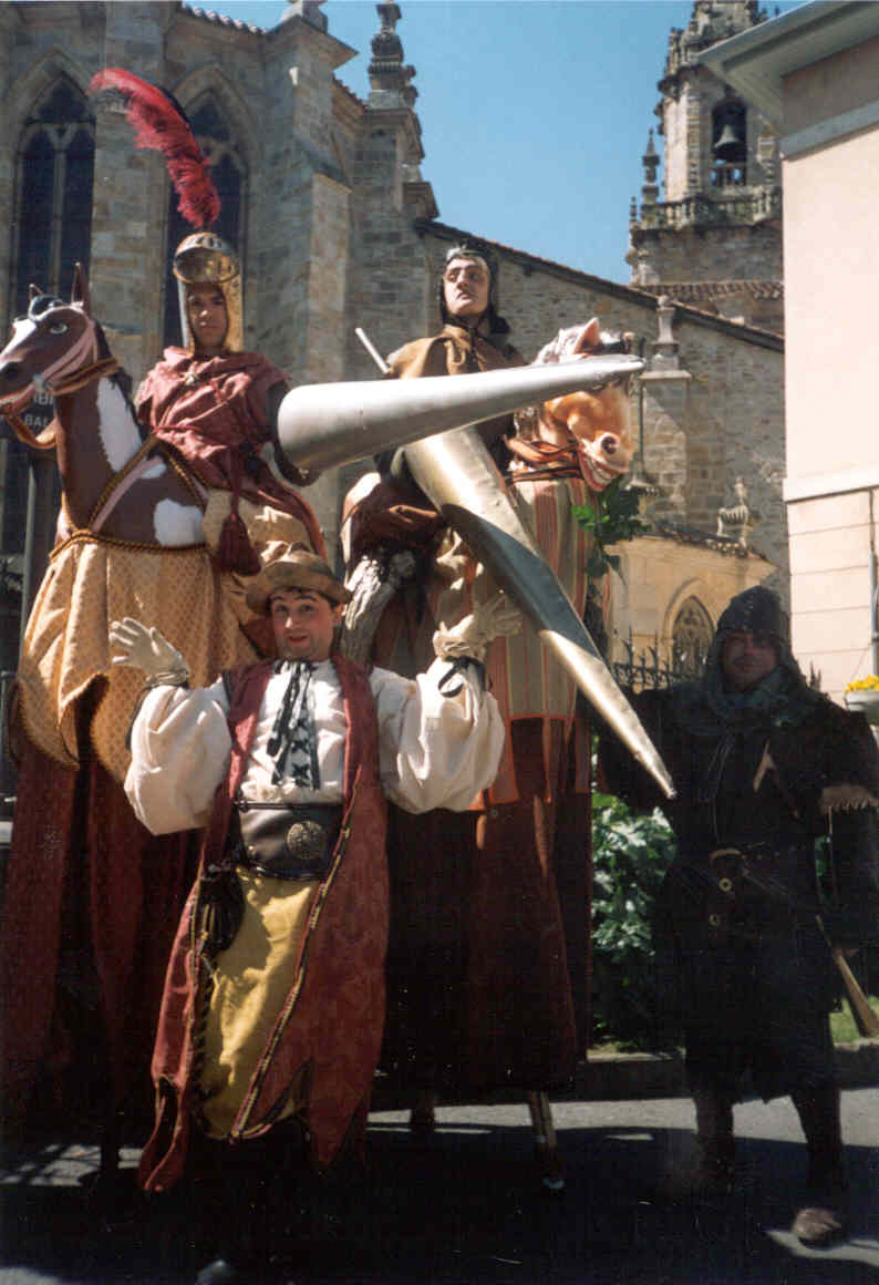 Perna de Pau - Espetáculo Cavalheros Medievais - Valmaceda (Pais Vasco - Espanha) - 2003