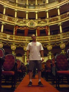 Visita ao Teatro Amazonas, julho de 2010